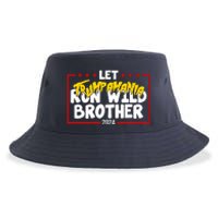 Let Trumpamania Run Wild Brother Trump 2024 Sustainable Bucket Hat