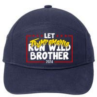 Let Trumpamania Run Wild Brother Trump 2024 7-Panel Snapback Hat