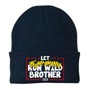 Let Trumpamania Run Wild Brother Trump 2024 Knit Cap Winter Beanie