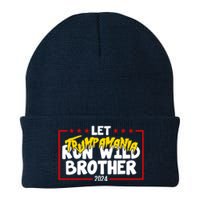 Let Trumpamania Run Wild Brother Trump 2024 Knit Cap Winter Beanie