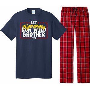 Let Trumpamania Run Wild Brother Trump 2024 Pajama Set