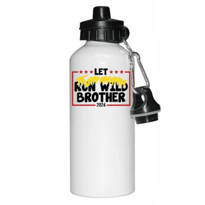 Let Trumpamania Run Wild Brother Trump 2024 Aluminum Water Bottle