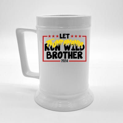 Let Trumpamania Run Wild Brother Trump 2024 Beer Stein