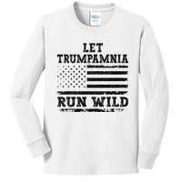 Let Trumpamania Run Wild Kids Long Sleeve Shirt