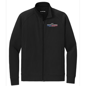 Let Trumpamania Run Wild Brother Pro Donald Trump Stretch Full-Zip Cadet Jacket