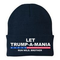 Let Trumpamania Run Wild Brother Pro Donald Trump Knit Cap Winter Beanie