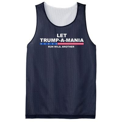 Let Trumpamania Run Wild Brother Pro Donald Trump Mesh Reversible Basketball Jersey Tank