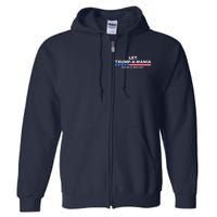 Let Trumpamania Run Wild Brother Pro Donald Trump Full Zip Hoodie