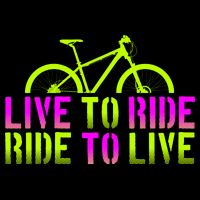 Live To Ride Ride To Live Bike Impact Tech Backpack