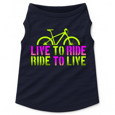 Live To Ride Ride To Live Bike Doggie Tank
