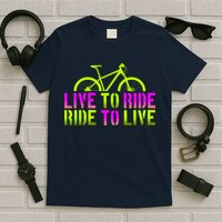 Live To Ride Ride To Live Bike T-Shirt