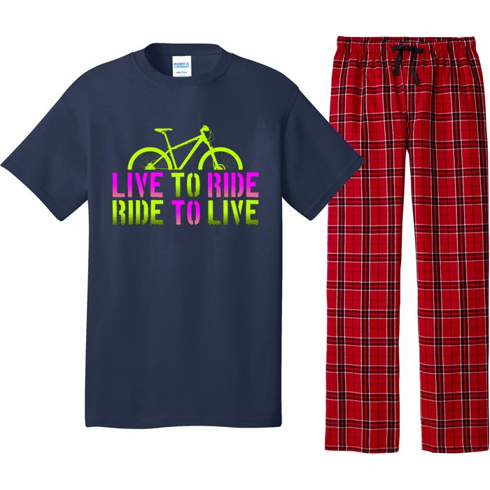 Live To Ride Ride To Live Bike Pajama Set