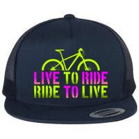 Live To Ride Ride To Live Bike Flatbill Hat