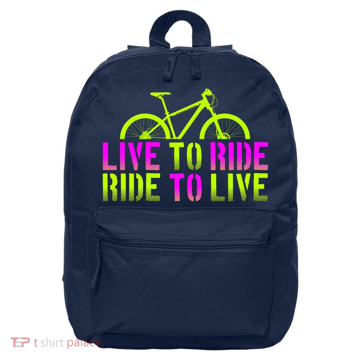 Live To Ride Ride To Live Bike 16 in Basic Backpack