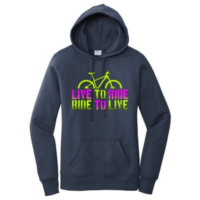 Live To Ride Ride To Live Bike Women's Pullover Hoodie