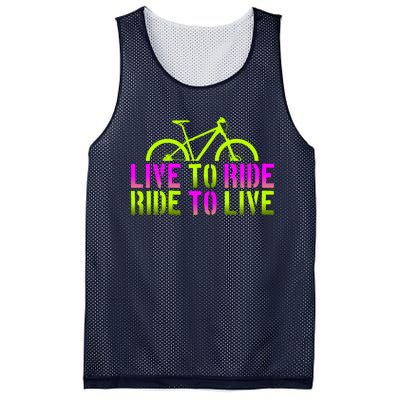 Live To Ride Ride To Live Bike Mesh Reversible Basketball Jersey Tank