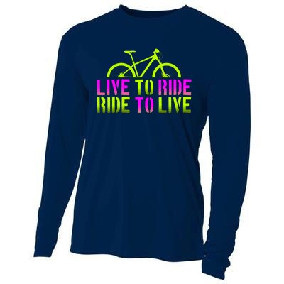 Live To Ride Ride To Live Bike Cooling Performance Long Sleeve Crew