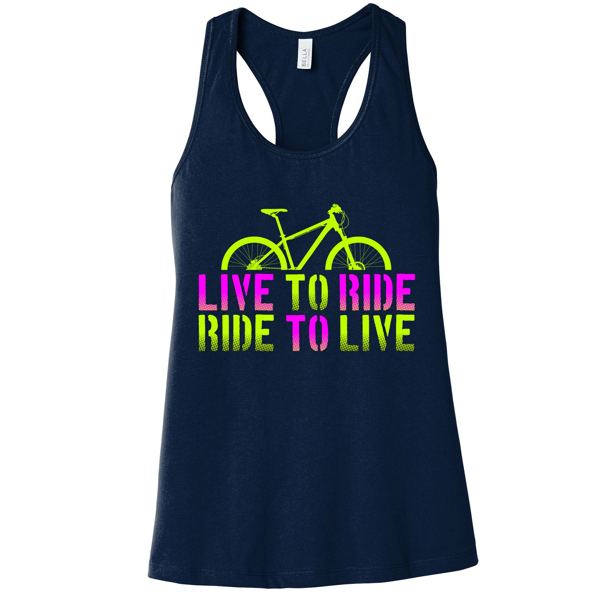 Live To Ride Ride To Live Bike Womens Tank Top