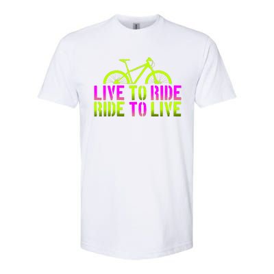 Live To Ride Ride To Live Bike Softstyle® CVC T-Shirt