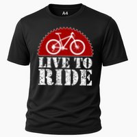 Live To Ride Biking Cooling Performance Crew T-Shirt