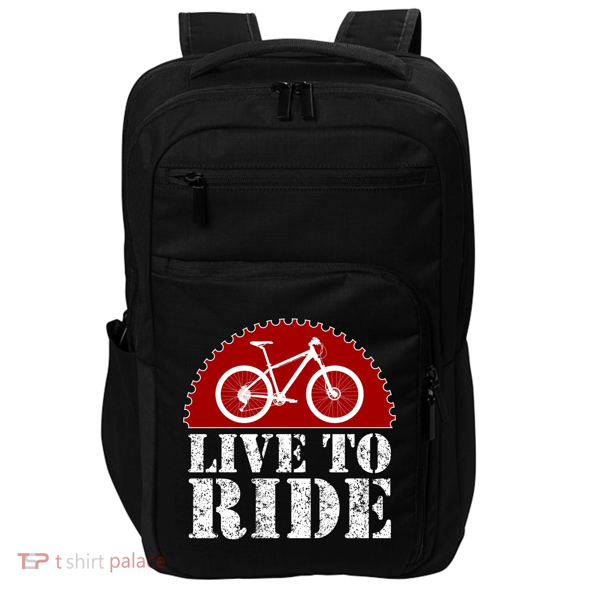 Live To Ride Biking Impact Tech Backpack