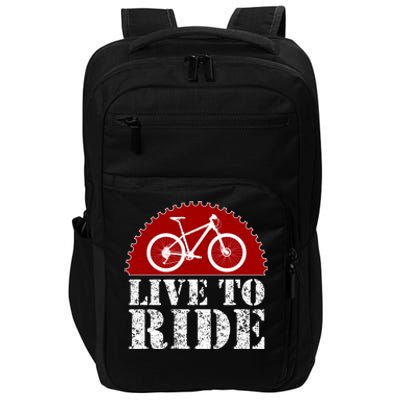 Live To Ride Biking Impact Tech Backpack