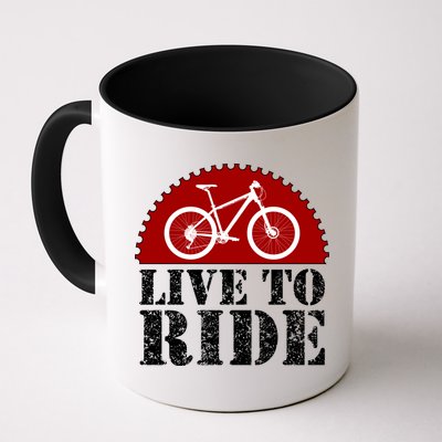 Live To Ride Biking Mug