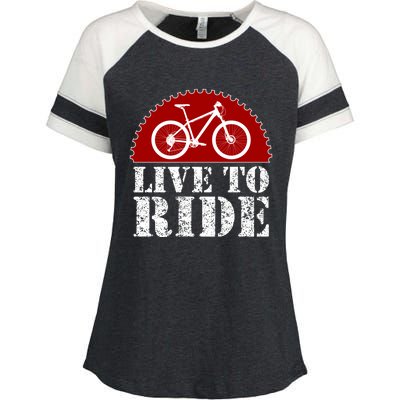 Live To Ride Biking Enza Ladies Jersey Colorblock Tee