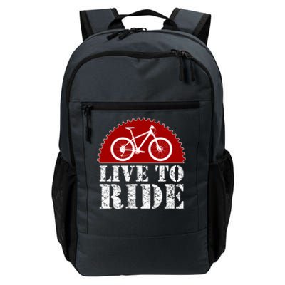 Live To Ride Biking Daily Commute Backpack