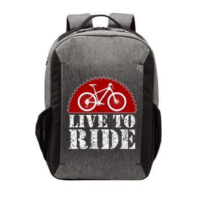 Live To Ride Biking Vector Backpack