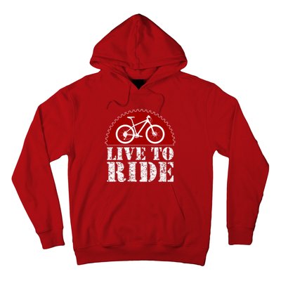 Live To Ride Biking Hoodie