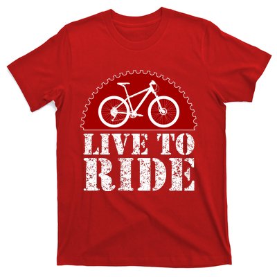 Live To Ride Biking T-Shirt