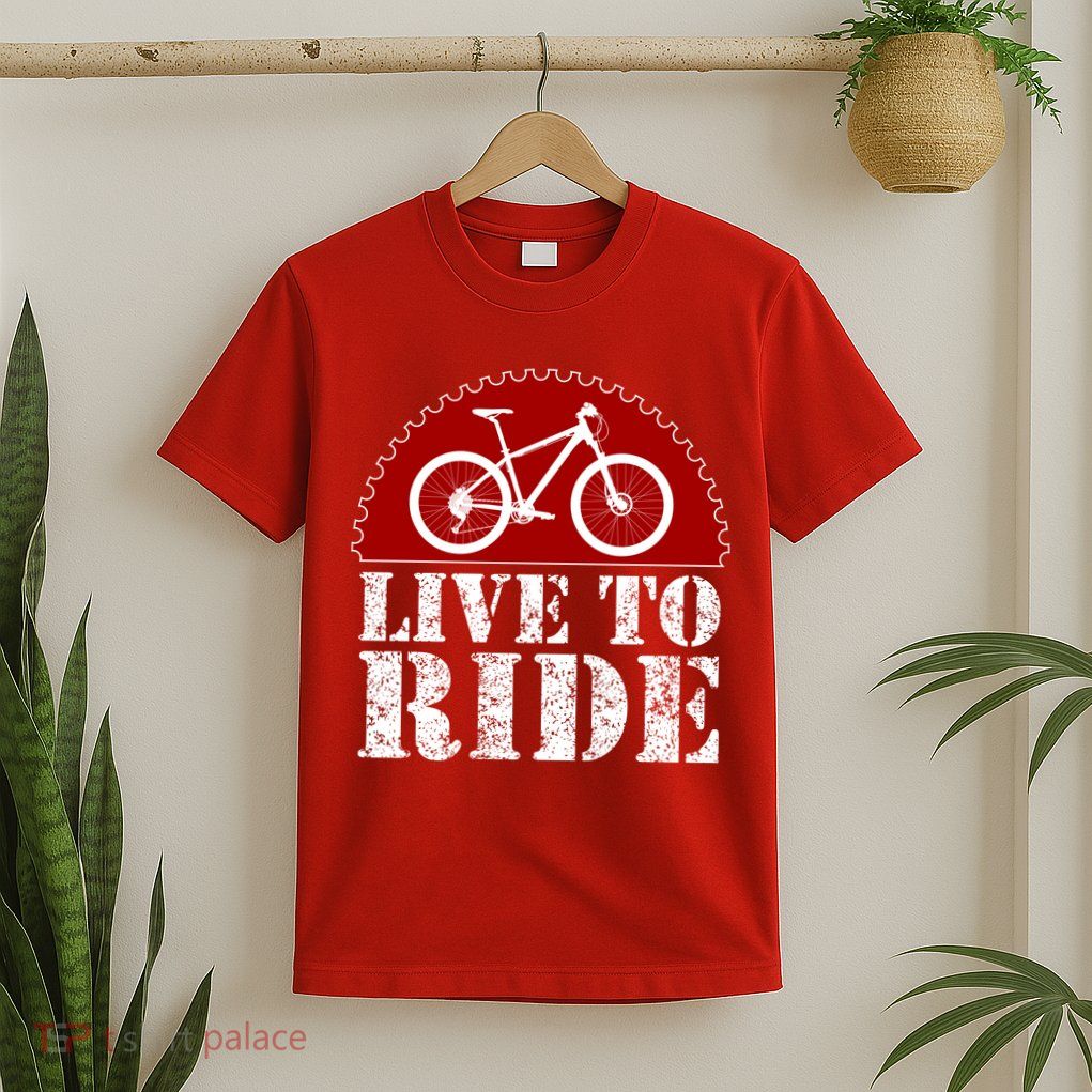 Live To Ride Biking T-Shirt