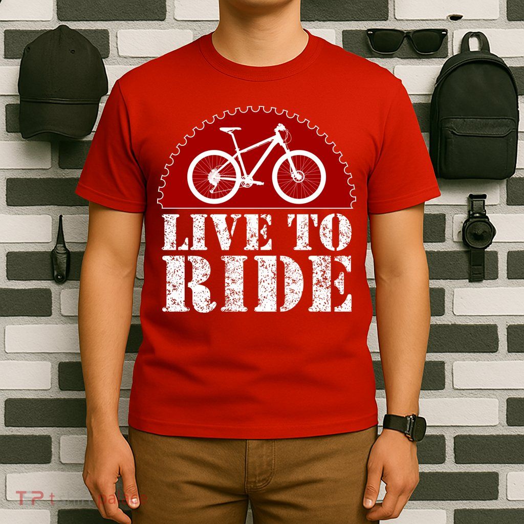 Live To Ride Biking T-Shirt