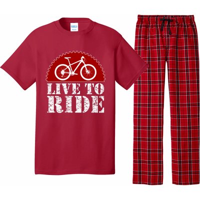 Live To Ride Biking Pajama Set