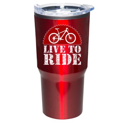 Live To Ride Biking Tumbler