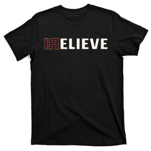 Limited Tate Rodemaker College 18 Believe T-Shirt