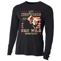 Let Trumpamania Run Wild Trump 45 47 Political Trumpamania Cooling Performance Long Sleeve Crew