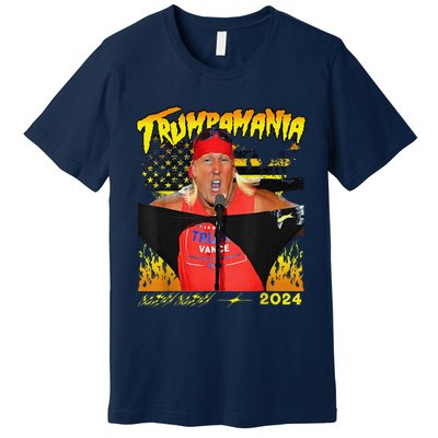 Let Trumpamania Run Wild Brother Trumpamania Trump 2024 Premium T-Shirt