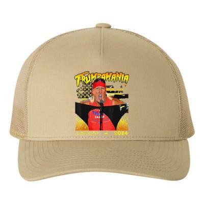 Let Trumpamania Run Wild Brother Trumpamania Trump 2024 Yupoong Adult 5-Panel Trucker Hat