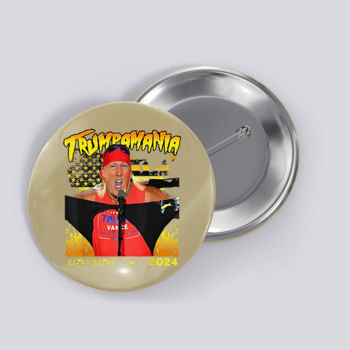 Let Trumpamania Run Wild Brother Trumpamania Trump 2024 Button