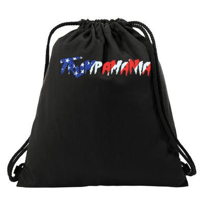 Let Trumpamania Run Wild Brother Trump 2024 Drawstring Bag