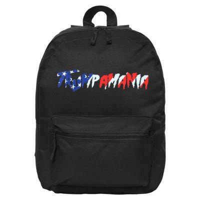 Let Trumpamania Run Wild Brother Trump 2024 16 in Basic Backpack