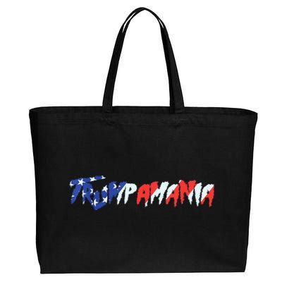 Let Trumpamania Run Wild Brother Trump 2024 Cotton Canvas Jumbo Tote