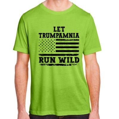 Let Trumpamania Run Wild Trump 2024 Adult ChromaSoft Performance T-Shirt