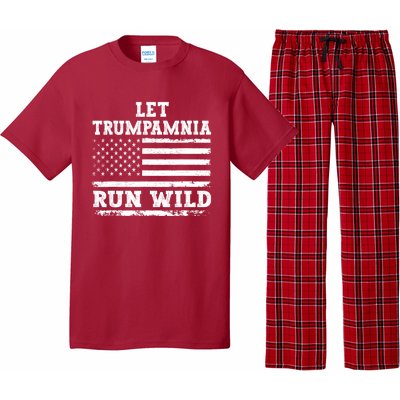 Let Trumpamania Run Wild Trump 2024 Pajama Set