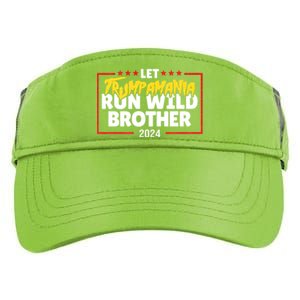 Let Trumpamania Run Wild Brother Trump 2024 Adult Drive Performance Visor