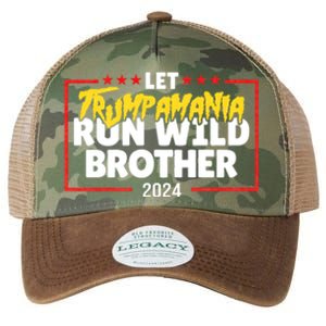 Let Trumpamania Run Wild Brother Trump 2024 Legacy Tie Dye Trucker Hat