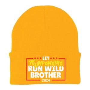 Let Trumpamania Run Wild Brother Trump 2024 Knit Cap Winter Beanie