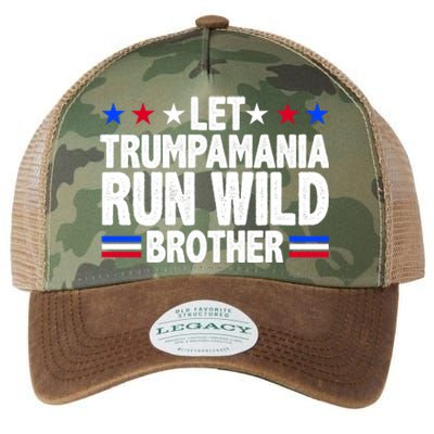 Let Trumpamania Run Wild Brother Pro Trump Legacy Tie Dye Trucker Hat